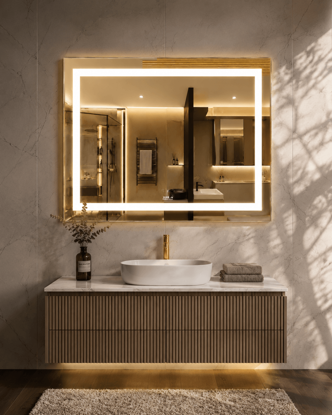 BM-R600 Round Backlit Mirror